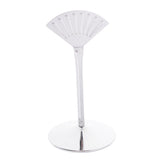 Max Stainless Steel Sector Wedding Name Card Holders Table Decor 6inch Silver