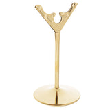 Max Stainless Steel V-shaped Wedding Name Card Holders Table Decor 6inch Gold
