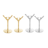 Max Stainless Steel V-shaped Wedding Name Card Holders Table Decor 6inch Gold