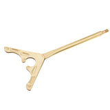 Max Stainless Steel V-shaped Wedding Name Card Holders Table Decor 6inch Gold