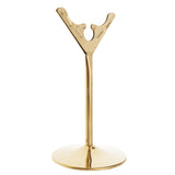 Max Stainless Steel V-shaped Wedding Name Card Holders Table Decor 6inch Gold