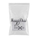 Max Restaurant &Hotel Metal No Smoking Sign Warning Double Side No Smoking Logo