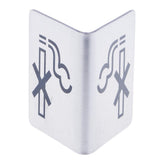Max Restaurant &Hotel Metal No Smoking Sign Warning Double Side No Smoking Logo