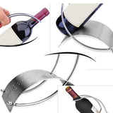 Max Creative Wine Rack Wine Bottle Display Stand Suspension Storage Organizer