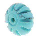 Max Natural Stone Beads Handmade Charms Wheel Shape Beads for Jewelry Making #5