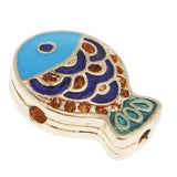 Max Fish Beads Alloy Fish Pendant for Making Jewelry Bracelet Necklace Decor #3