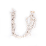 Max Plant Hanger Manual Knitted Cotton Rope Basket Plant Hanging Decoration #1