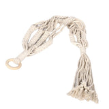 Max Plant Hanger Manual Knitted Cotton Rope Basket Plant Hanging Decoration #2