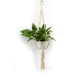 Max Plant Hanger Manual Knitted Cotton Rope Basket Plant Hanging Decoration #2