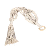 Max Plant Hanger Manual Knitted Cotton Rope Basket Plant Hanging Decoration #2