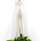 Max Plant Hanger Manual Knitted Cotton Rope Basket Plant Hanging Decoration #3