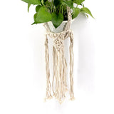 Max Plant Hanger Manual Knitted Cotton Rope Basket Plant Hanging Decoration #3