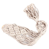Max Plant Hanger Manual Knitted Cotton Rope Basket Plant Hanging Decoration #5