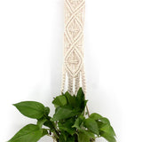 Max Plant Hanger Manual Knitted Cotton Rope Basket Plant Hanging Decoration #6