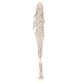 Max Plant Hanger Manual Knitted Cotton Rope Basket Plant Hanging Decoration #7
