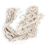 Max Plant Hanger Manual Knitted Cotton Rope Basket Plant Hanging Decoration #7