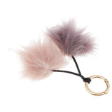 Max Faux Plush Pendants Fluffy Key Chain Plush Key Ring for Women's Bag Car Key