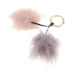 Max Faux Plush Pendants Fluffy Key Chain Plush Key Ring for Women's Bag Car Key