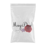 Max Faux Fur Ball Plush Pendant Key Chain Key Ring for Women Bag/Car/Purse Red