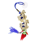 Max Turkey Eye of Evil Car Pendant Muslim House Hanging Crafts Gold Horse