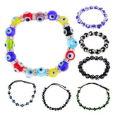 Max Muslim Prayer Rosary Beads Bracelet Eyes Bracelet For Men Women Amulet A