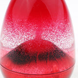 Max Acrylic Hourglass Home Ornament Egg Shape Volcano Eruption Sandglass Red
