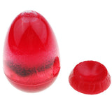 Max Acrylic Hourglass Home Ornament Egg Shape Volcano Eruption Sandglass Red