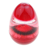 Max Acrylic Hourglass Home Ornament Egg Shape Volcano Eruption Sandglass Red