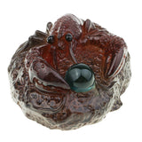 Max Resin Tea Pet Shrimp Chinese Tea Accessories Tray of Shrimp Topaz