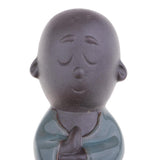Max Chinese Tea Pet Desktop Decoration Little Monk Tea Pet Tea Accessory Blue
