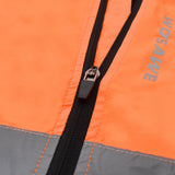 Max Polyester Sleeveless Cycling Vest Cycling Vest Windproof Jersey Orange XXL