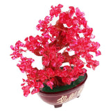 Max Crystal Money Tree Ornament Chinese Myth Lucky Charm Craft Home Decoration G