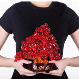 Max Crystal Money Tree Ornament Chinese Myth Lucky Charm Craft Home Decoration G