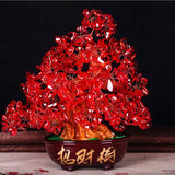Max Crystal Money Tree Ornament Chinese Myth Lucky Charm Craft Home Decoration G