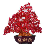 Max Crystal Money Tree Ornament Chinese Myth Lucky Charm Craft Home Decoration G