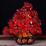 Max Crystal Money Tree Ornament Chinese Myth Lucky Charm Craft Home Decoration G