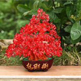 Max Crystal Money Tree Ornament Chinese Myth Lucky Charm Craft Home Decoration G