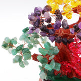 Max Natural Crystal Gemstone Bonsai Lucky Tree Reiki Home Decoration Five Colors