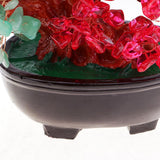 Max Natural Crystal Gemstone Bonsai Lucky Tree Reiki Home Decoration Five Colors