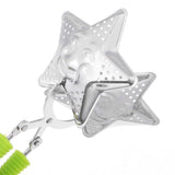 Max Stainless Steel Loose Tea Ball Infuser Mesh Strainer Filter with Handle 2