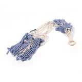 Max Handmade Crochet Knitted Cotton Planter Flower Pot Basket Wall Hanging Rope