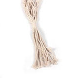 Max 35" Beige Manual Knitted Cotton Rope PLANT HANGER Flower Pot Holder Basket D