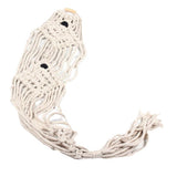Max 36" Beige Manual Knitted Cotton Rope PLANT HANGER Flower Pot Holder Basket C