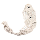 Max 36" Beige Manual Knitted Cotton Rope PLANT HANGER Flower Pot Holder Basket C
