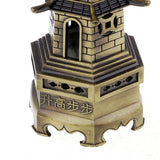 Max 7'' Chinese Fengshui Pagoda of Cultural Prosperity Wenchang Tower Bronze