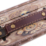 Max Wooden Vintage Lock Treasure Chest Jewellery Storage Box Case Gifts 11616