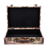 Max Wooden Vintage Lock Treasure Chest Jewellery Storage Box Case Gifts 11616