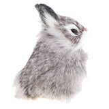 Max Simulation Rabbit Toy for Home Decoration Kids Birthday Gifts Grey