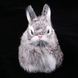 Max Simulation Rabbit Toy for Home Decoration Kids Birthday Gifts Grey