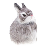 Max Simulation Rabbit Toy for Home Decoration Kids Birthday Gifts Grey